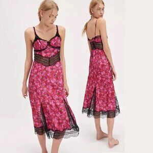 NWT FOR LOVE AND LEMONS BELAMI SLIP DRESS SIZE XXS